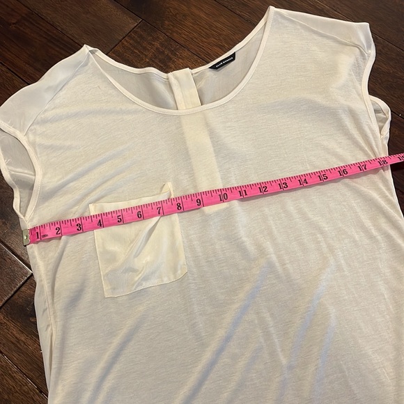 CLUB MONACO Sheer Shirt With Zipper Back - Picture 4 of 5